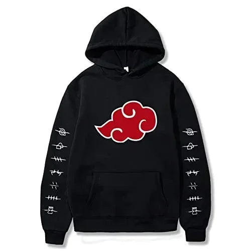 Anime Hoodie for Man Women Uchiha Itachi Sweatshirts Casual Clothes Akatsuki Fall Winter Children's Top Coat Warm Gifts