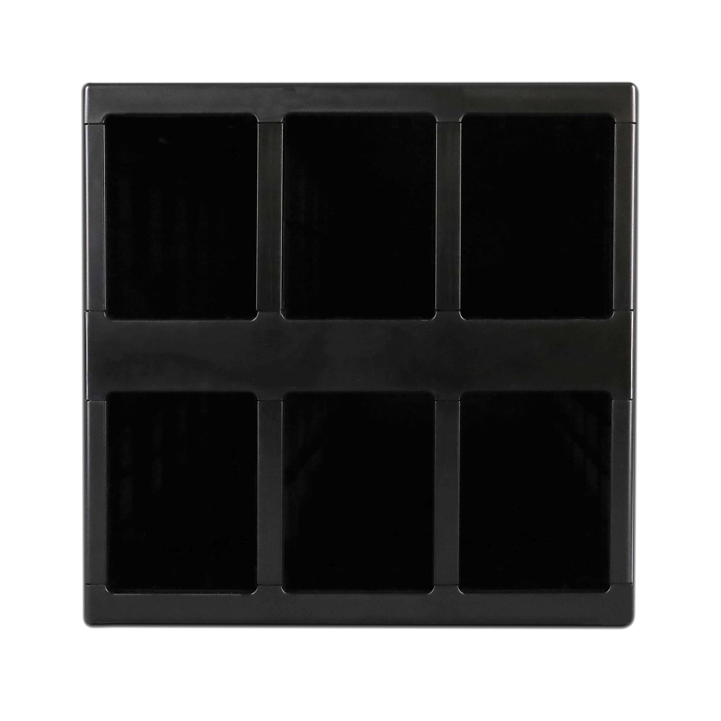 6 Drawer Card Catalog - Black