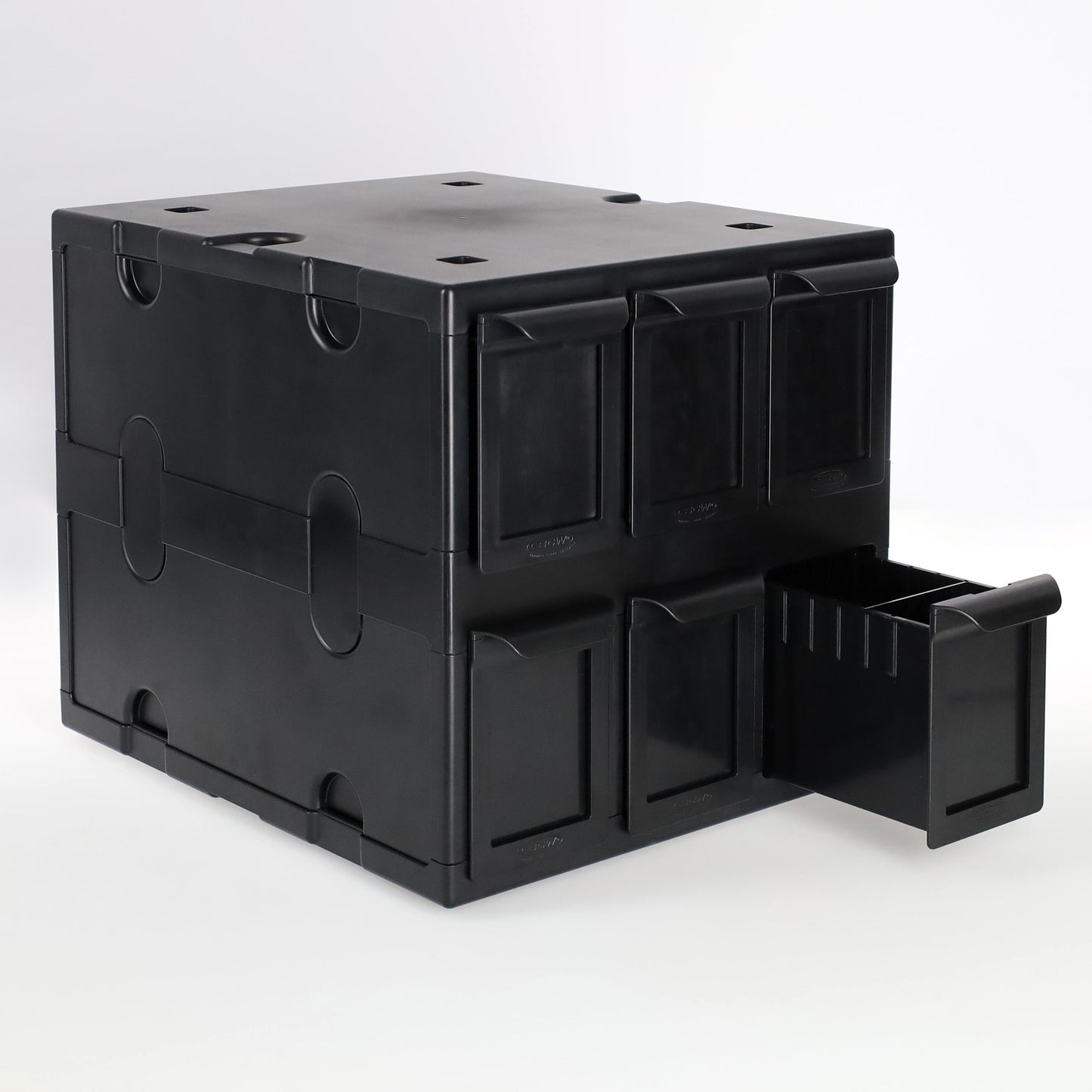6 Drawer Card Catalog - Black