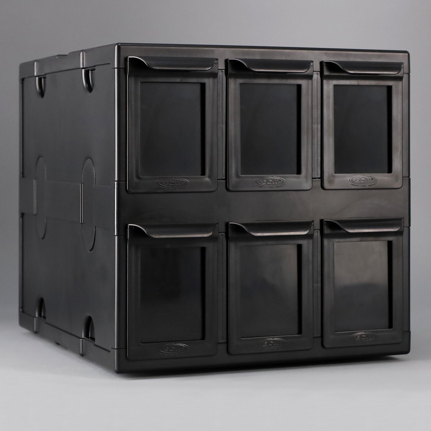 6 Drawer Card Catalog - Black