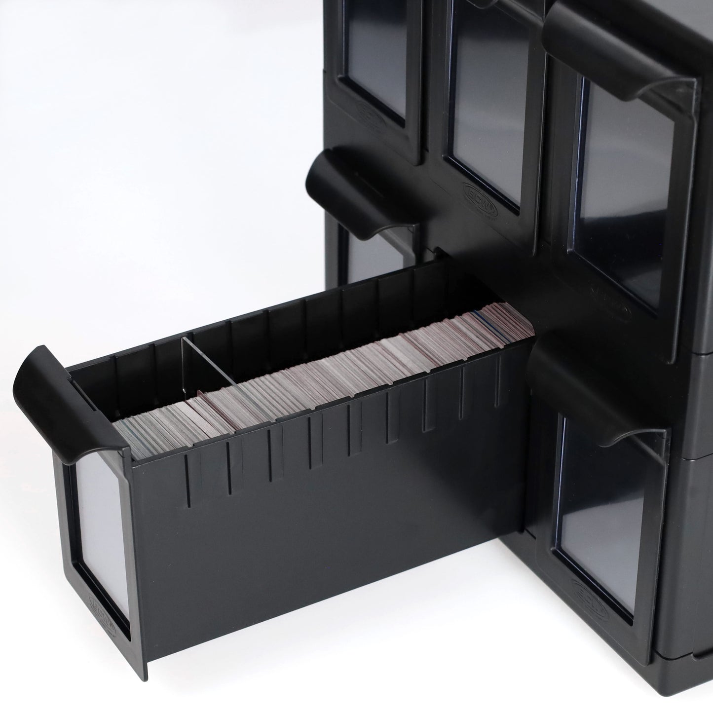 6 Drawer Card Catalog - Black