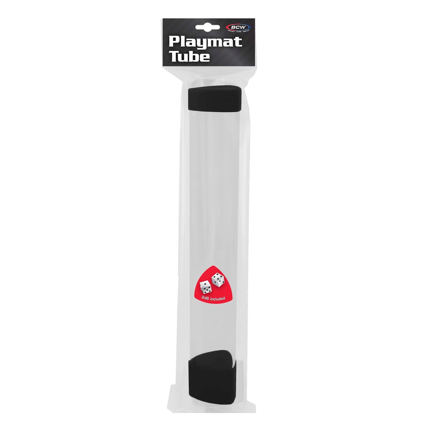 Playmat Tube with Dice Cap - Black