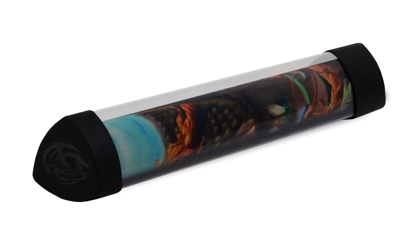 Playmat Tube with Dice Cap - Black