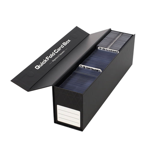 3 Pack QuickFold® Card Boxes-Magnetic & Toploaders