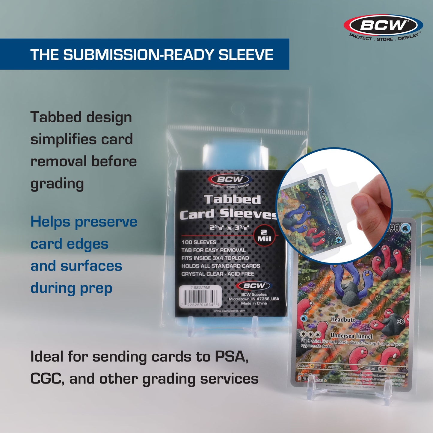 Standard Card Sleeves - Tab