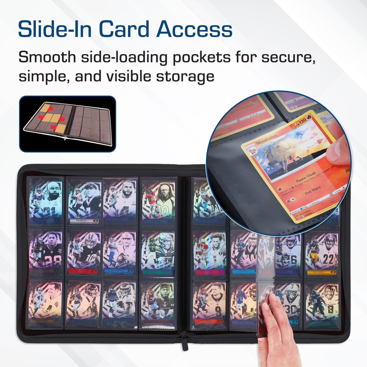 Z-Folio 12-Pocket LX Album - Black