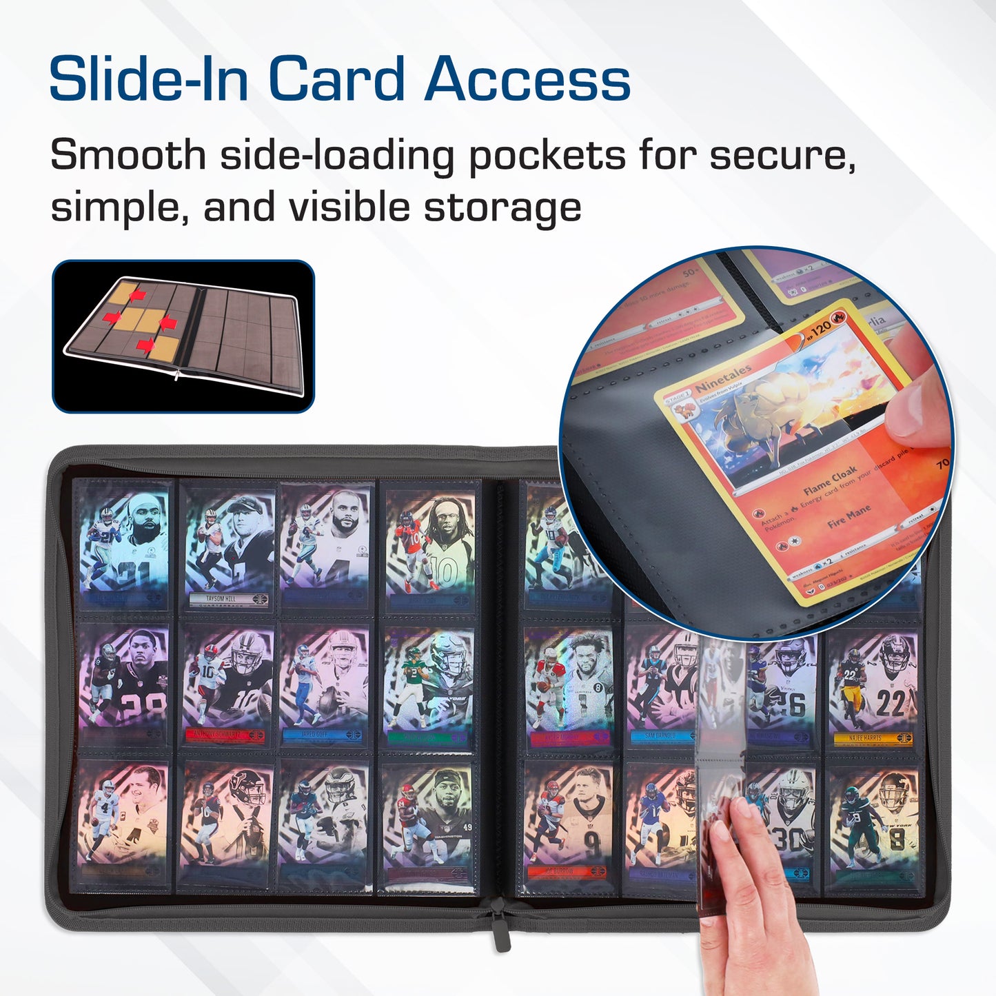 Z-Folio 12-Pocket LX Album - Gray