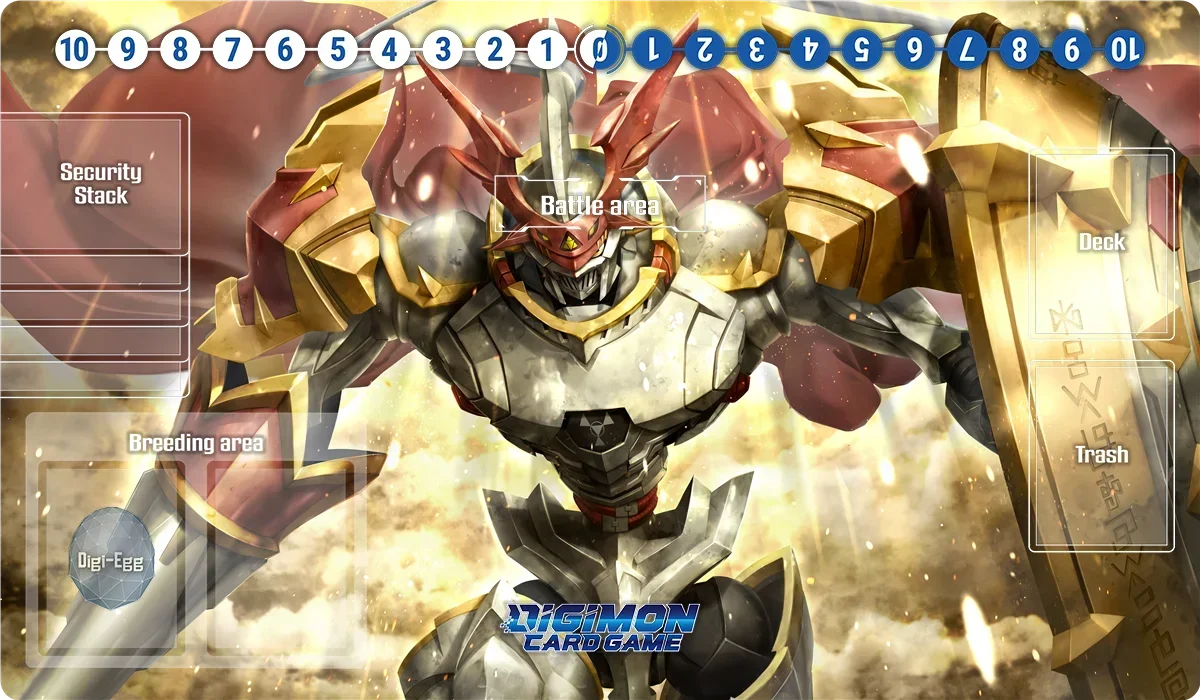 Digimon Playmat Omnimon Lady Devimon Beelzemon Imperialdramon Board Game Mat TCG CCG Trading Card Game Mat Anime Mouse Pad & Bag