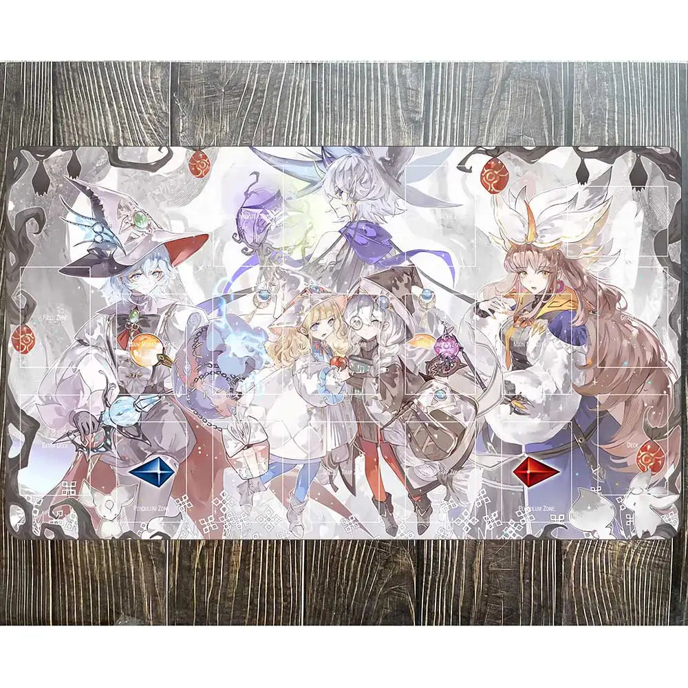 YuGiOh Playmat Risette Asteria of the White Woods Card Pad YGO Mat TCG Yu-Gi-Oh Mat-27