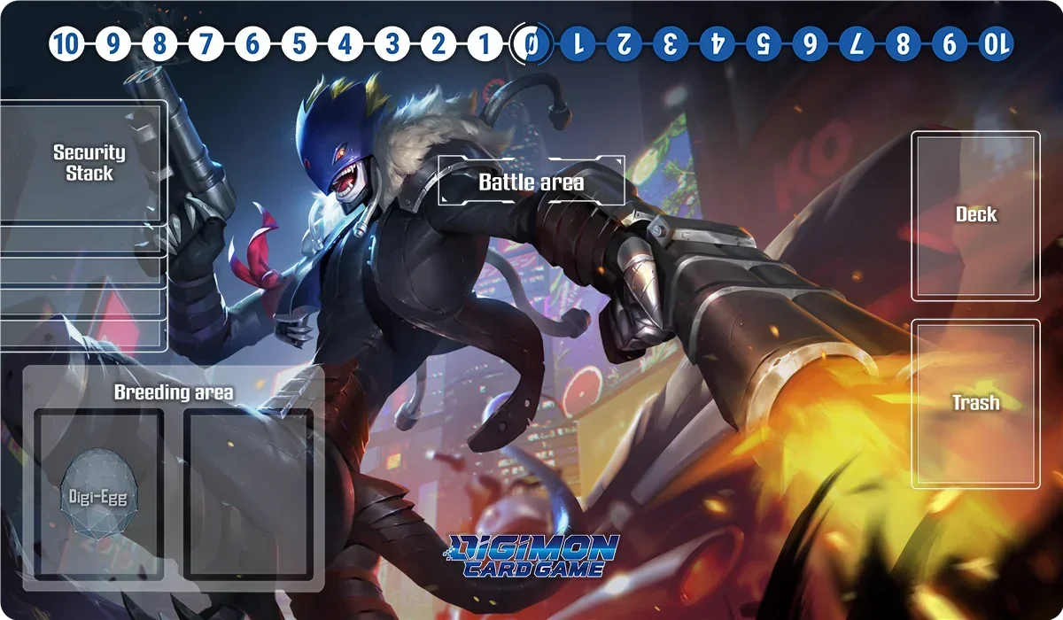 Digimon Playmat Omnimon Lady Devimon Beelzemon Imperialdramon Board Game Mat TCG CCG Trading Card Game Mat Anime Mouse Pad & Bag