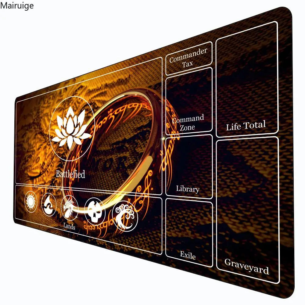 90x40 Card Playmat mouse pad Stitched with Magic Zones Game Mats Tabletop for MTG/TCG Card Battle Commander Deck Gaming Desk Mat