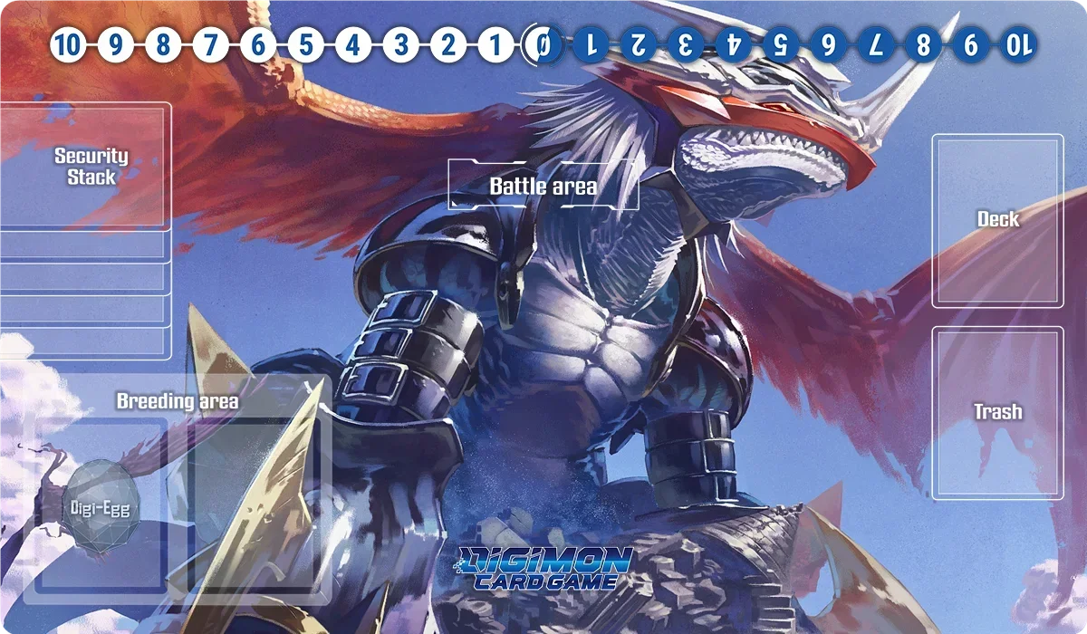 Digimon Playmat Omnimon Lady Devimon Beelzemon Imperialdramon Board Game Mat TCG CCG Trading Card Game Mat Anime Mouse Pad & Bag