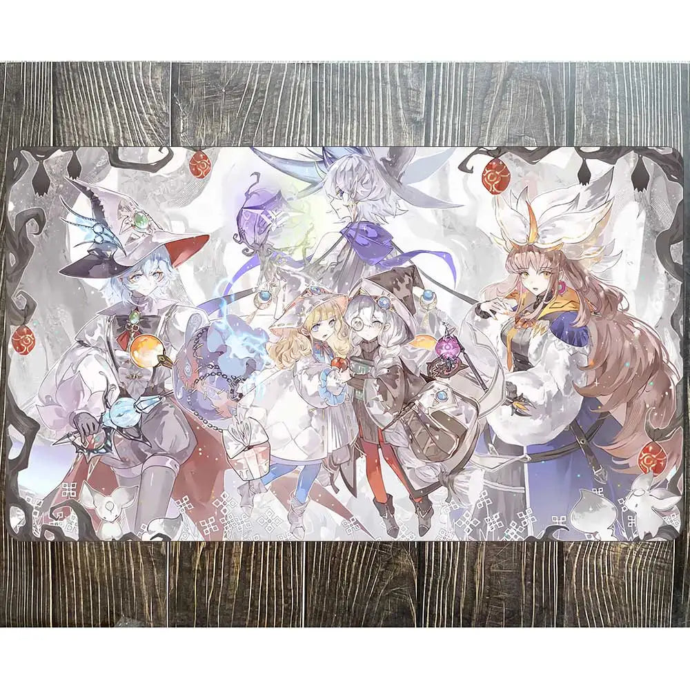 YuGiOh Playmat Risette Asteria of the White Woods Card Pad YGO Mat TCG Yu-Gi-Oh Mat-27