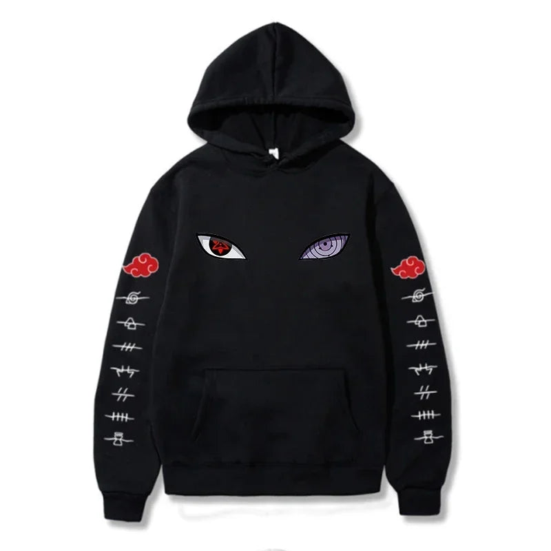 Anime Hoodie for Man Women Uchiha Itachi Sweatshirts Casual Clothes Akatsuki Fall Winter Children's Top Coat Warm Gifts