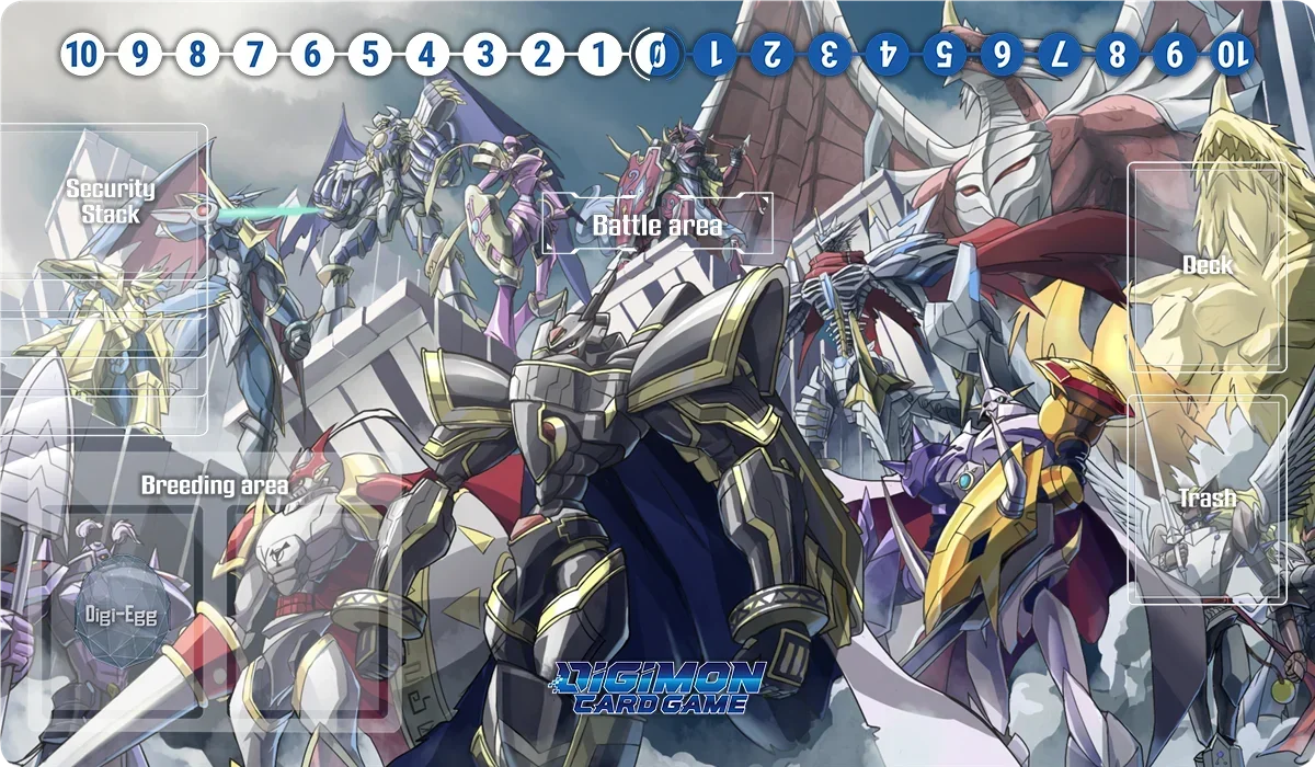 Digimon Playmat Omnimon Lady Devimon Beelzemon Imperialdramon Board Game Mat TCG CCG Trading Card Game Mat Anime Mouse Pad & Bag