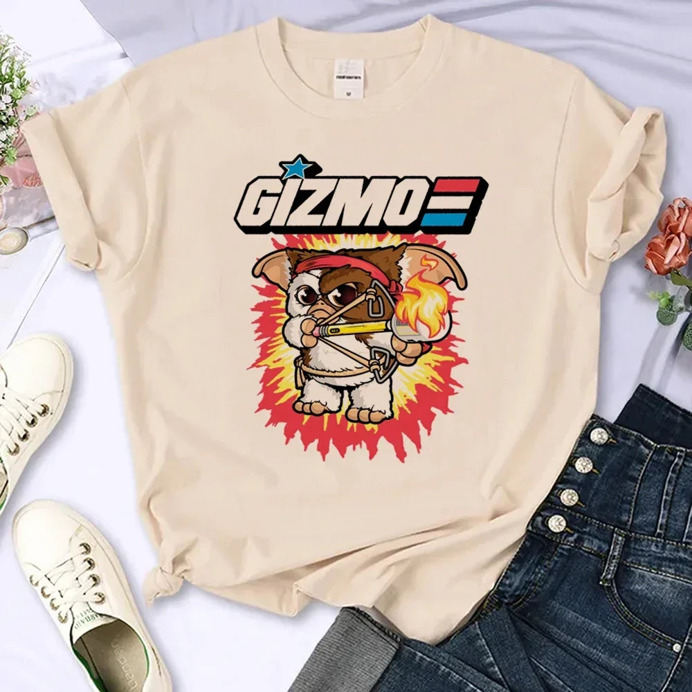 Gremlins T Shirt Women Anime Streetwear Comic T Shirt Female Designer Clothes Aesthetic Clothes