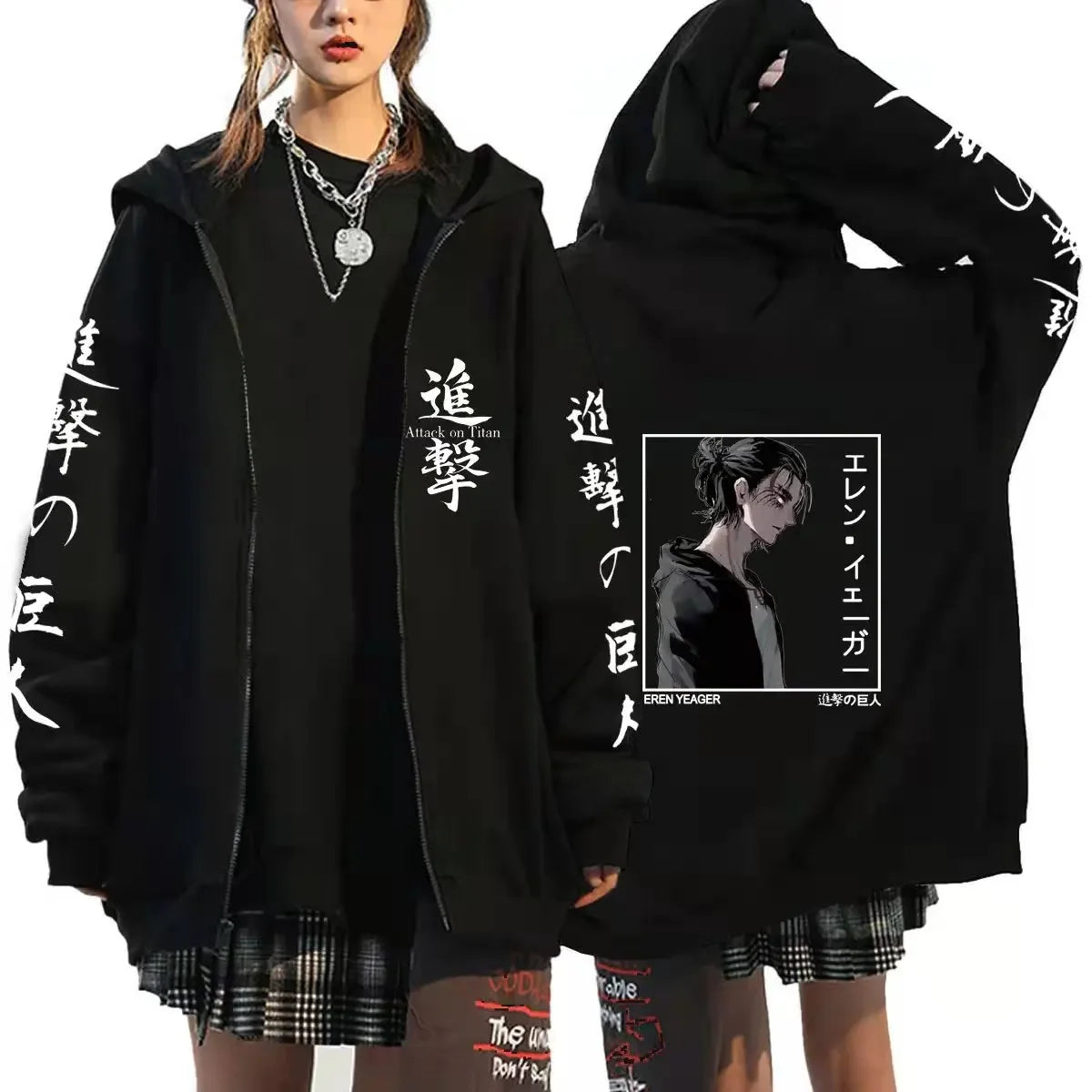 Anime Zipper Hoodie Sports Coat Sportswear Role Playing Women Sportswear Autumn Hoodie Fashionable Hoodie Rtable Womens Clothing