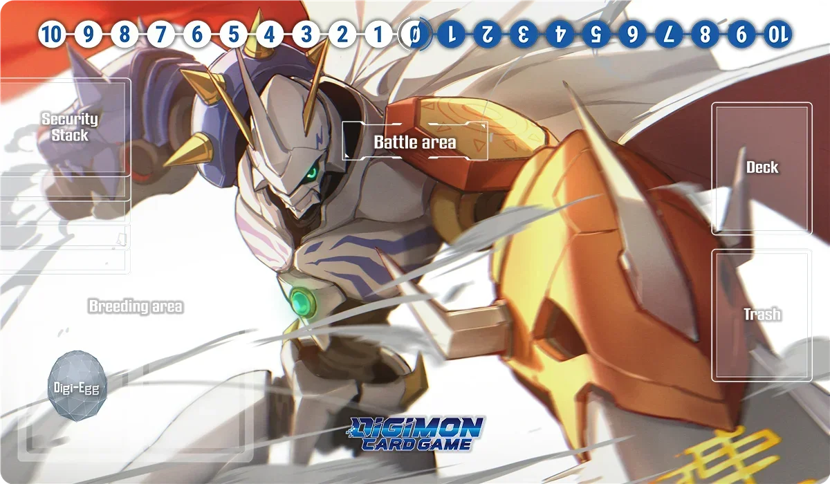 Digimon Playmat Omnimon Lady Devimon Beelzemon Imperialdramon Board Game Mat TCG CCG Trading Card Game Mat Anime Mouse Pad & Bag