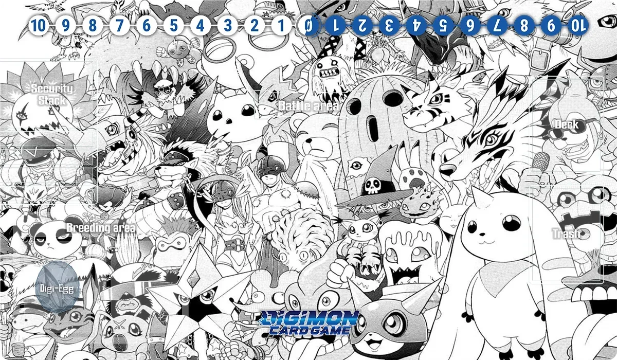 Digimon Playmat Omnimon Lady Devimon Beelzemon Imperialdramon Board Game Mat TCG CCG Trading Card Game Mat Anime Mouse Pad & Bag